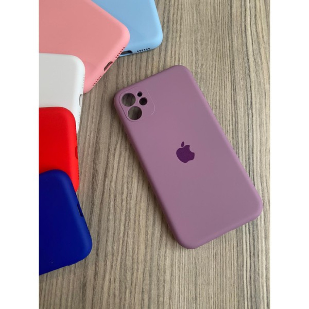 Meri Case Apple iPhone 11 Uyumlu Kamera Korumalı Logolu Içi Kadife Lansman Kılıf Arka Kapak - Eflatun Cep Telefonu Kılıfı Fiyatı