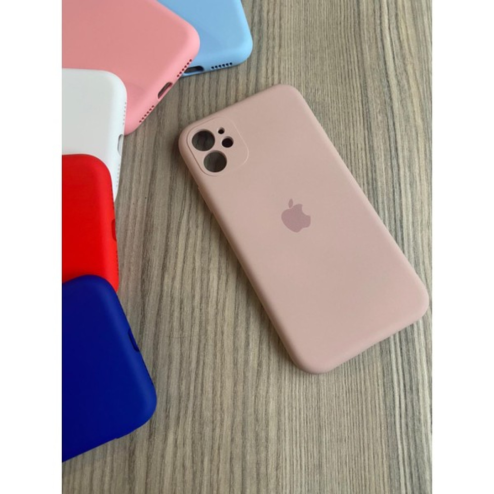 Meri Case Apple iPhone 11 Uyumlu Kamera Korumalı Logolu Içi Kadife Lansman Kılıf Arka Kapak - Pudra Cep Telefonu Kılıfı Fiyatı