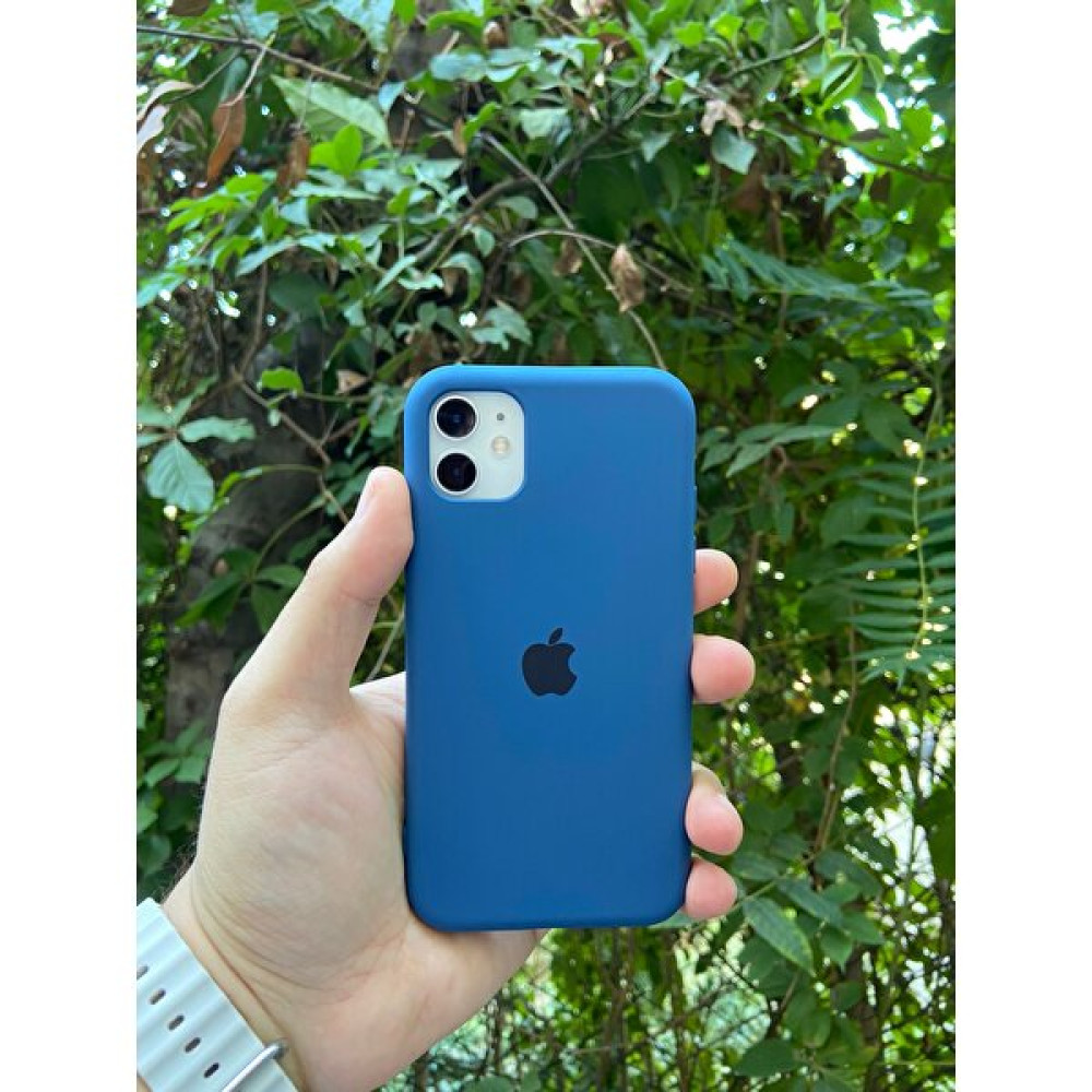 Meri Case Apple iPhone 11 Uyumlu Logolu Içi Kadife Lansman Kılıf Arka Kapak - Lacivert Cep Telefonu Kılıfı Fiyatı