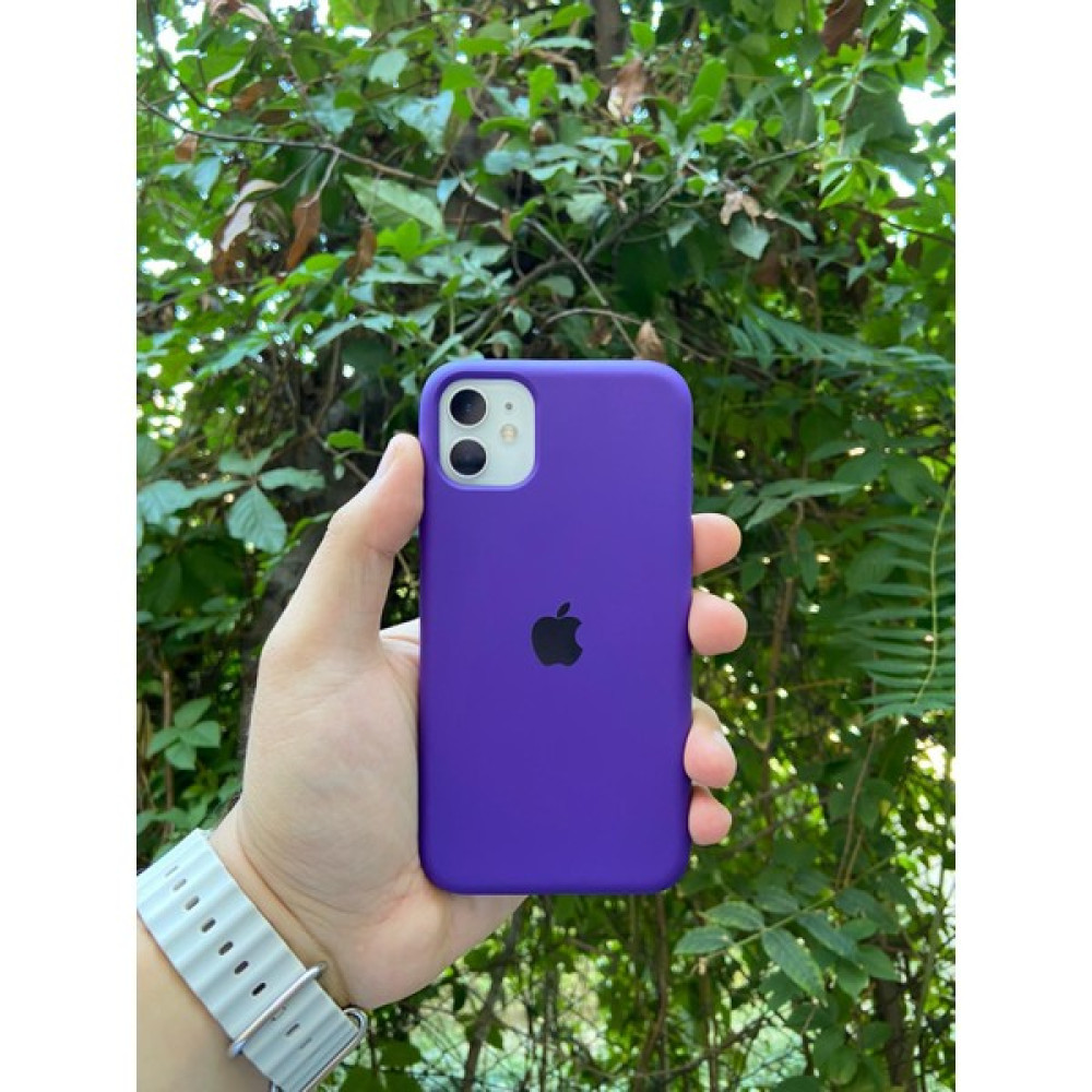 Meri Case Apple iPhone 11 Uyumlu Logolu Içi Kadife Lansman Kılıf Arka Kapak - Mor Cep Telefonu Kılıfı Fiyatı