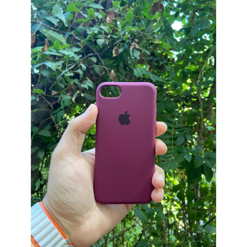Meri Case Apple iPhone 7 ve 8 Uyumlu Logolu Içi Kadife Lansman Kılıf Arka Kapak - iPhone 7/8 - Bordo Cep Telefonu Kılıfı Fiyatı