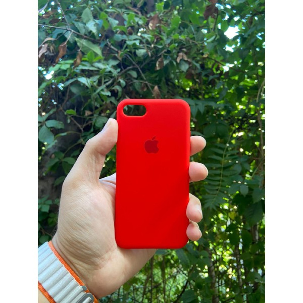 Meri Case Apple iPhone 7 ve 8 Uyumlu Logolu Içi Kadife Lansman Kılıf Arka Kapak - iPhone 7/8 - Kırmızı Cep Telefonu Kılıfı Fiyatı