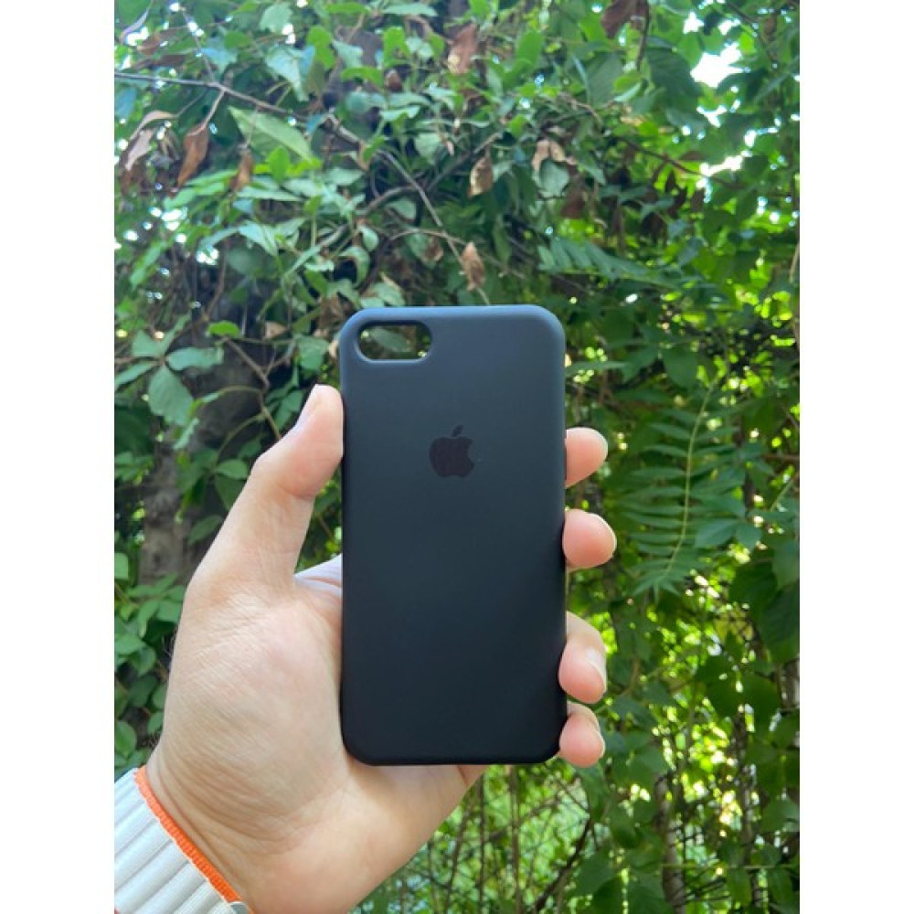 Meri Case Apple iPhone 7 ve 8 Uyumlu Logolu Içi Kadife Lansman Kılıf Arka Kapak - iPhone 7/8 - Siyah Cep Telefonu Kılıfı Fiyatı