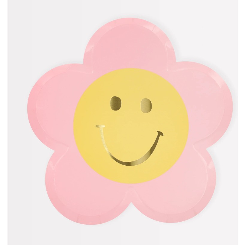 Meri Meri - Happy Face Flower Plates - Mutlu Yüz Çiçek Tabaklar (x8) - Renkli - 10 x 10 cm SSD / Solid State Drive Fiyatı
