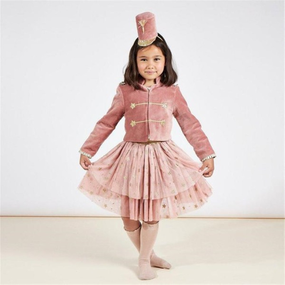 Meri Meri - Pink Soldier Costume - 3 - 4 Years - Pembe Asker Kostümü - 3-4 Yaş - Renkli - Standart Oyuncak Fiyatı