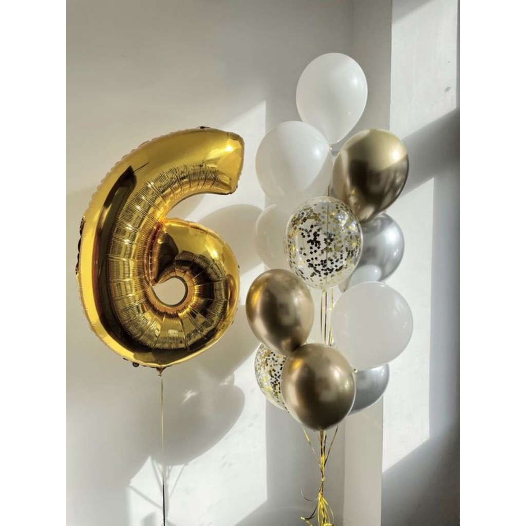 Meri Parti 6 Yaş Rakam Balon 6 Yaş Folyo Balon Doğum Günü Krom Balon ve Lateks Balon Konsept Doğum Günü Diğer Fiyatı