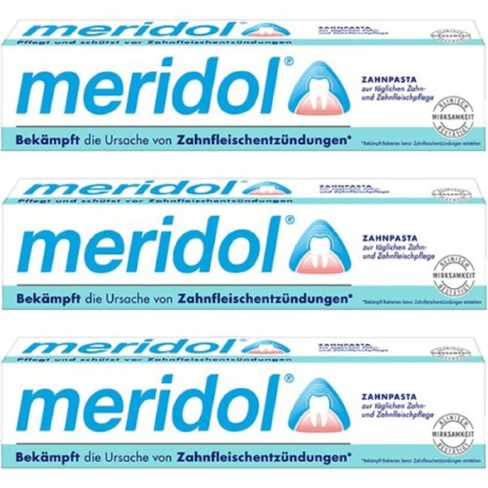 Meridol Hassas Diş Eti Bakımı Diş Macunu 3 Adet 75ml Diş Macunları Fiyatı