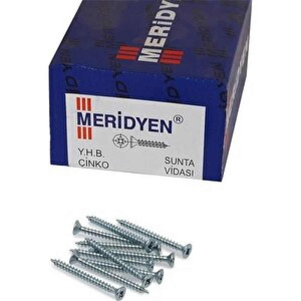 Meridyen Sunta Vidası Meri̇dyen Sunta Vi̇dasi Paket 4*35 500ad Vida, Çivi, Somun Fiyatı