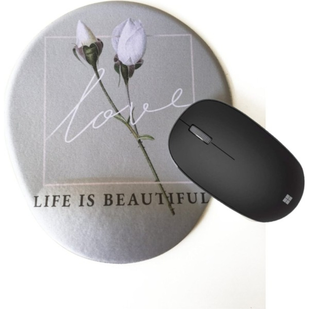 Meriggo Hediyelik Life Is Beautıful Bilek Destekli Mouse Pad Mouse Pad Fiyatı