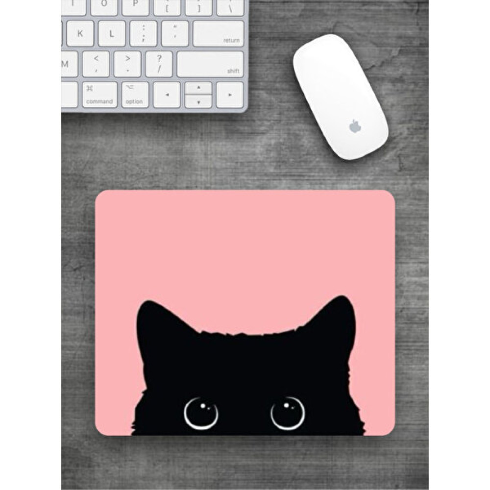Meriggo Hediyelik Pembe Kedi Baskılı Dikdörtgen Mouse Pad Bskbzr Mouse Pad Fiyatı