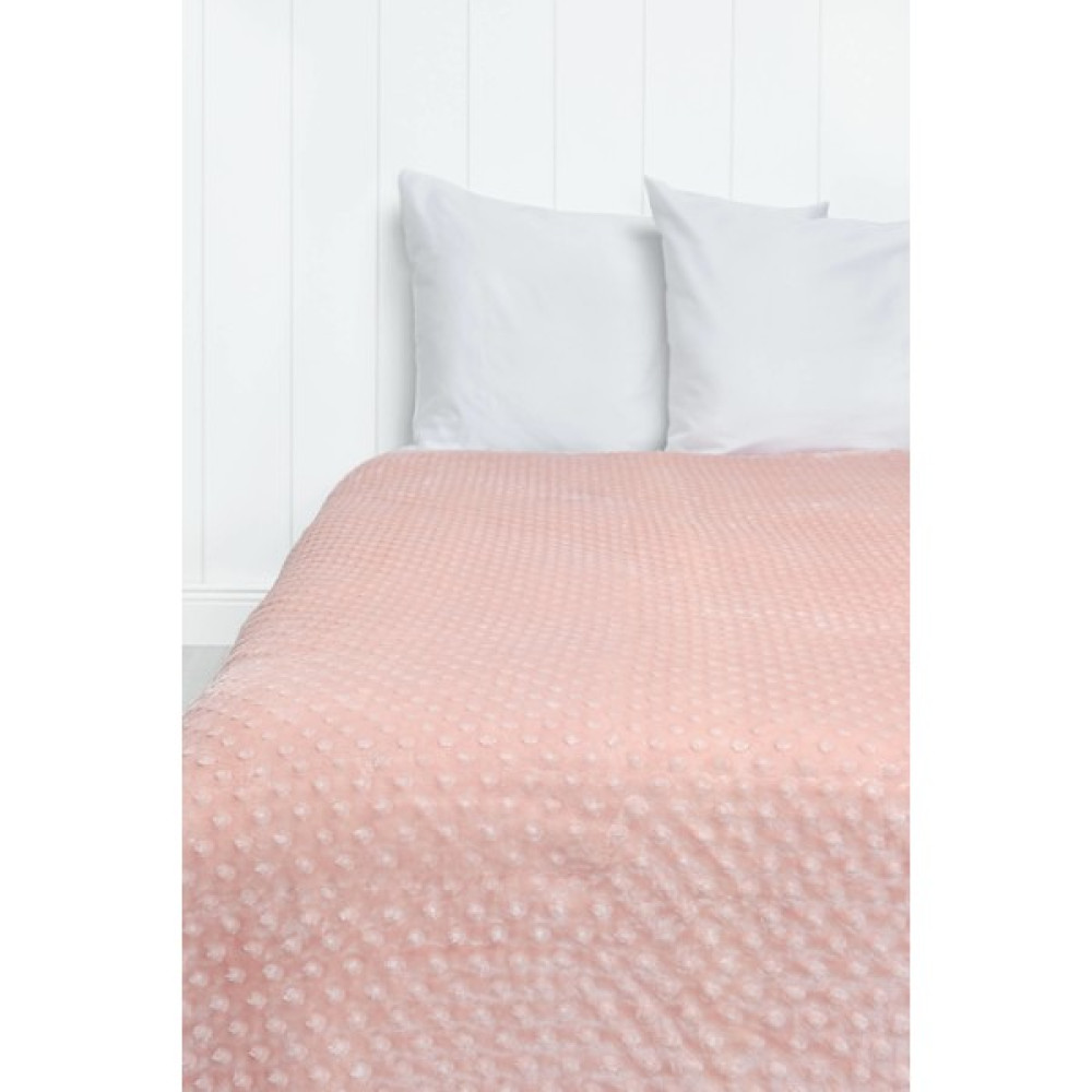 Merinos Pearl Tomurcuk Çift Kişilik Battaniye - Pudra Battaniye Fiyatı