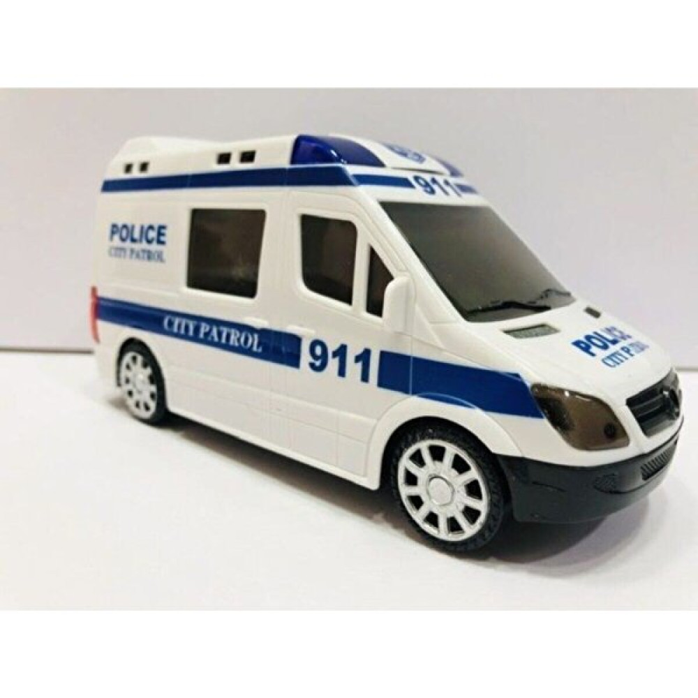 Merkez Oyuncak Oyuncakchi Polis Arabası Oyuncak Pilli Işıklı Siren Sesli Polis Minibüs - Renkli Oyuncak Araç Fiyatı