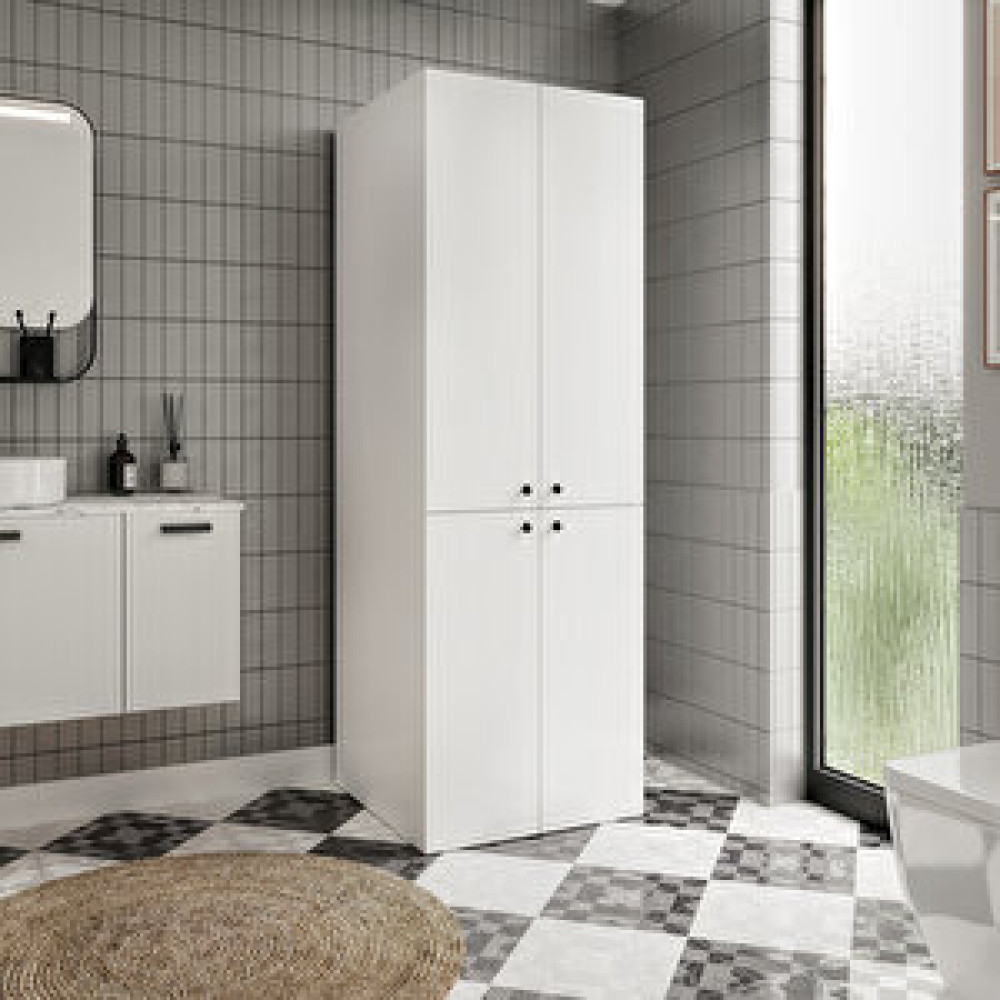 Merlin Mobilya Savana Çamaşır Maki̇nesi̇ Ve Kurutma Maki̇nesi̇ Dolabı Banyo Dolabı / Mobilyası Fiyatı