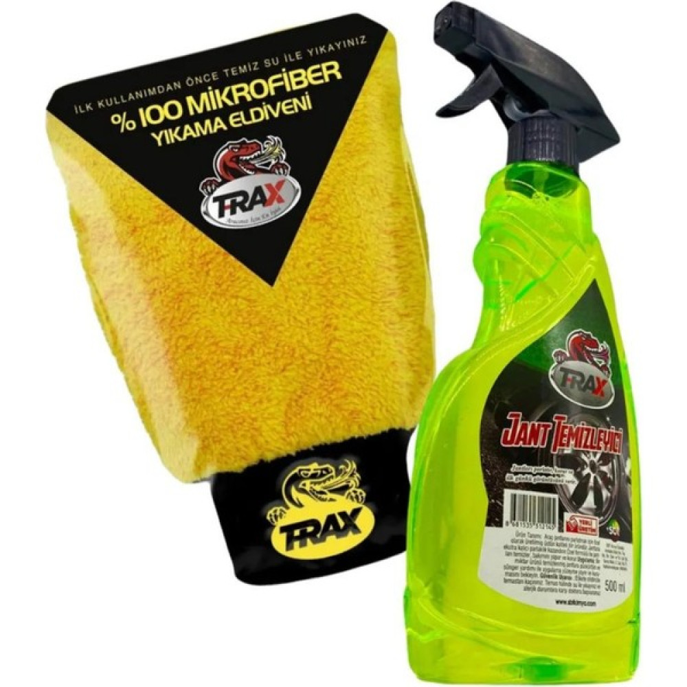 Merlin Oto Yedek Parçaları ve Aksesuarları %100 Mikrofiber Kaliteli Yıkama Eldiveni ve Araba Oto Jant Temizleyici Sprey 500 ml Oto Genel Temizlik Fiyatı