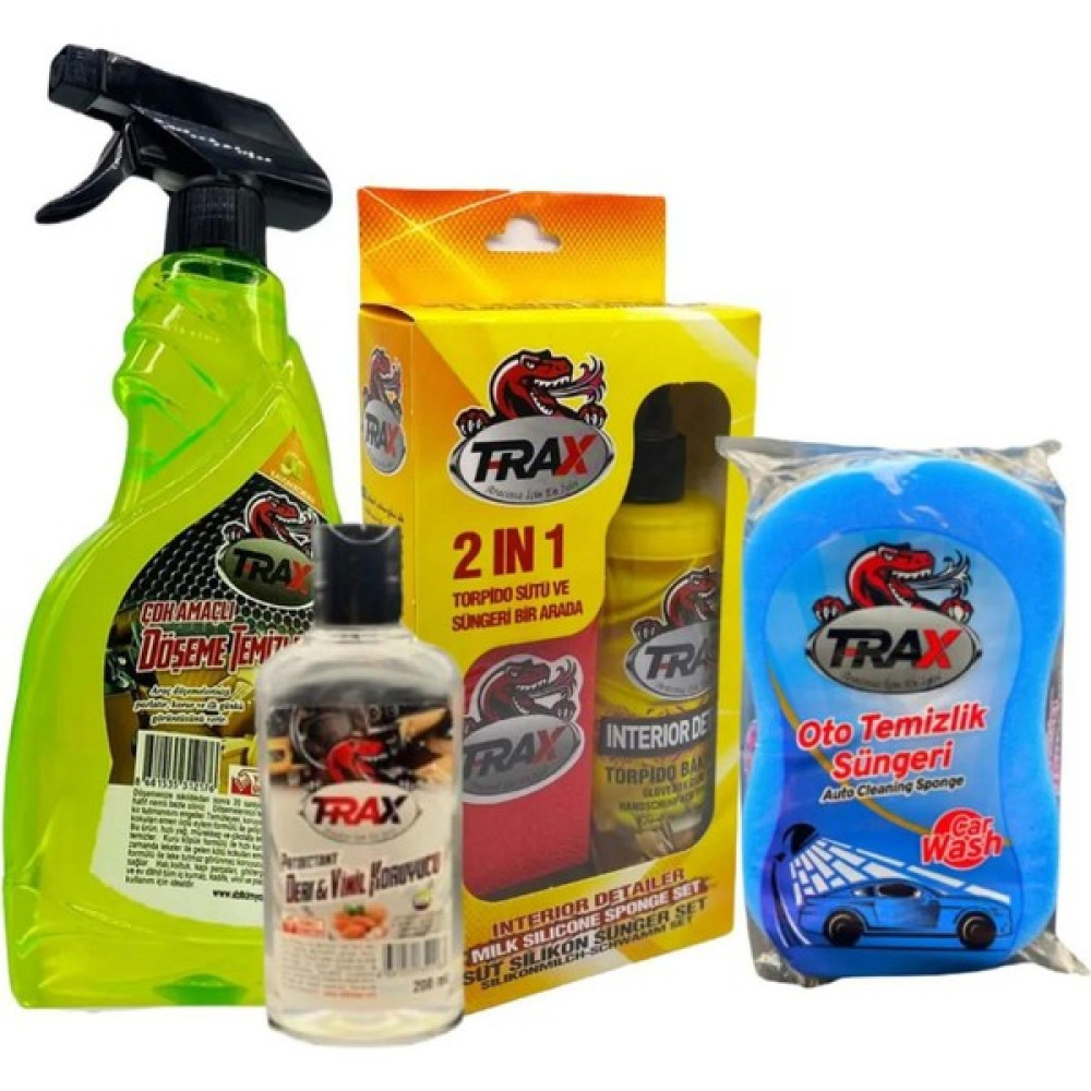 Merlin Oto Yedek Parçaları ve Aksesuarları Döşeme Temizleyici Sprey 500 Ml&vinil Koruyucu& Torpido Sütü 2li Setl&araç Yıkama Süngeri Oto Boyaları Fiyatı