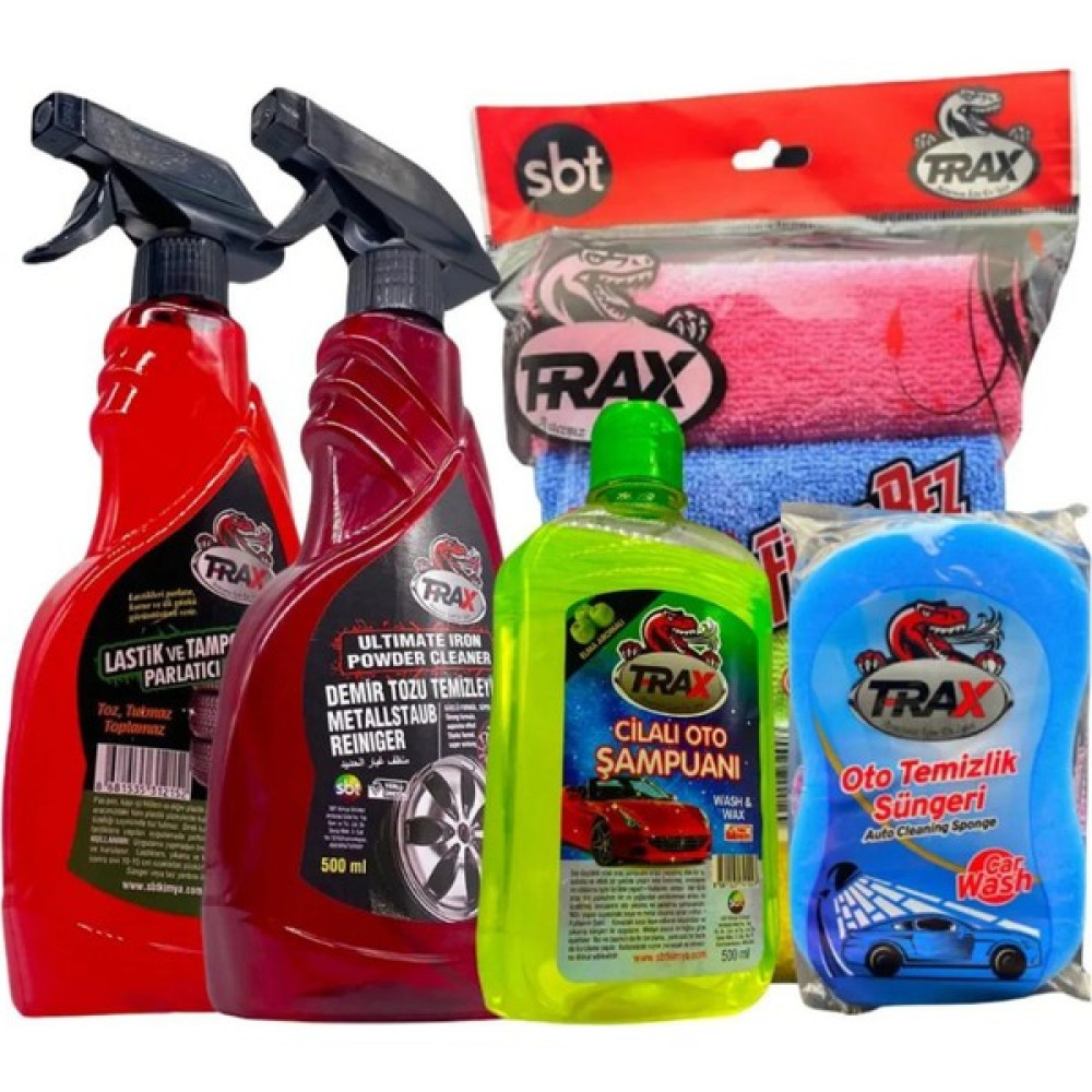 Merlin Oto Yedek Parçaları ve Aksesuarları Lastik Parlatıcı&demir Tozu&4lü Mikrofiber Bez&cilalı Oto Şampuan 500 Ml&araba Yıkama Süngeri Oto Genel Temizlik Fiyatı