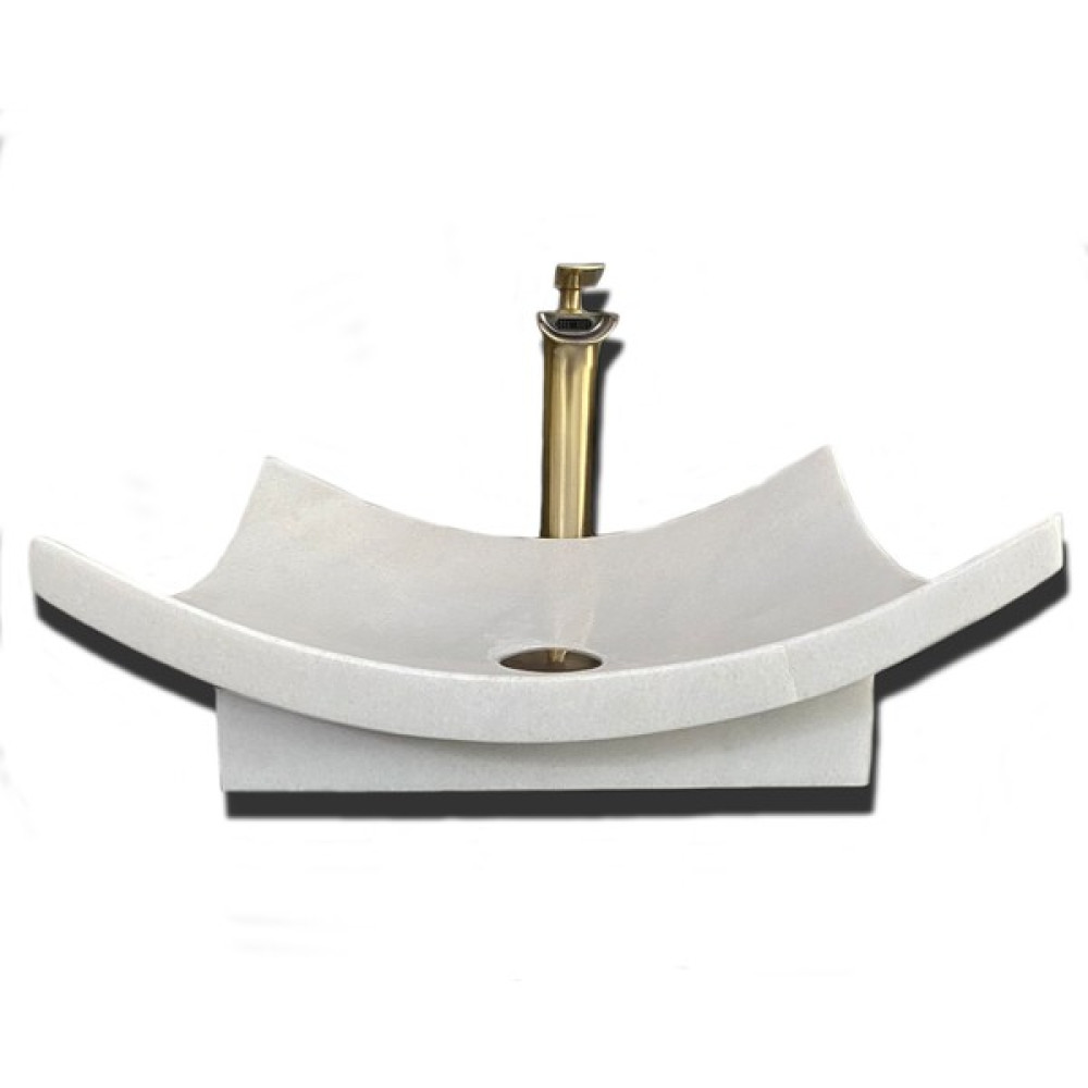 Mermer Yapı Market Afyon Beyaz Mermer Yaprak Model Ayaklı Lavabo Lavabo Fiyatı
