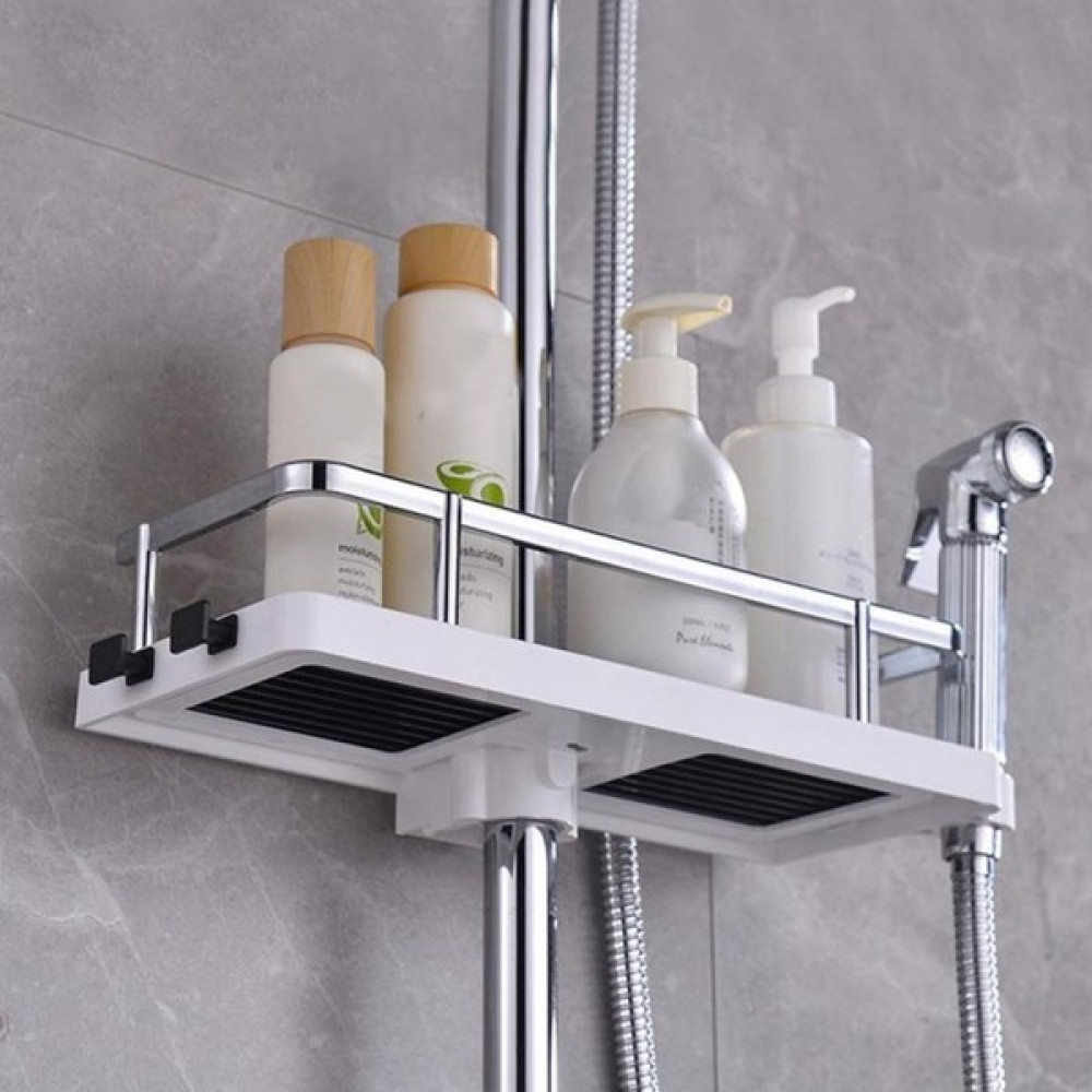 Mero Banyo Direğine Asılabilir Köşelik Şampuanlık Sabunluk Çift Askılı Düzenleyici Raf Banyo Rafı Fiyatı