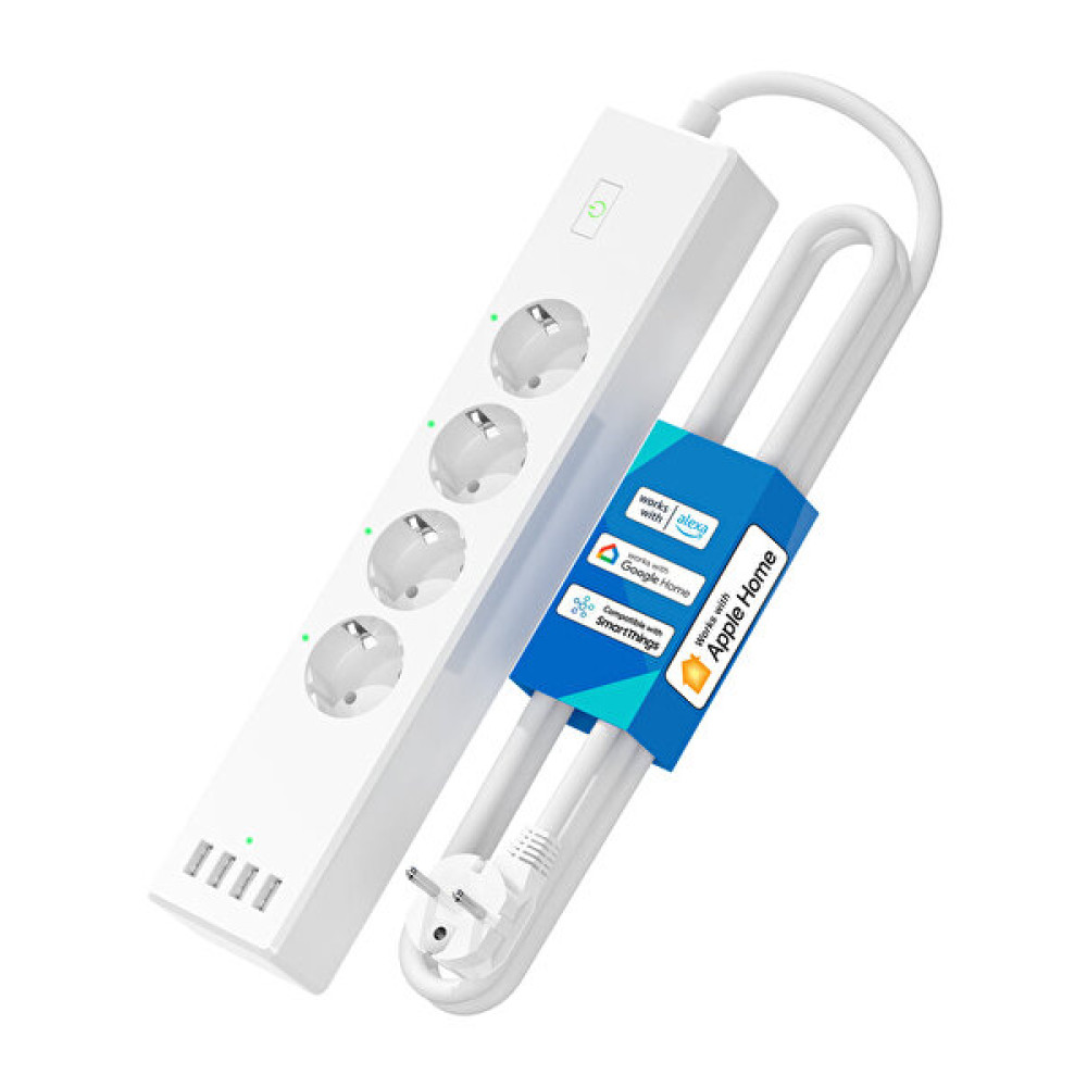 Meross Akıllı Çoklu Priz 4 Güç + 4 Usb Prizler Fiyatı