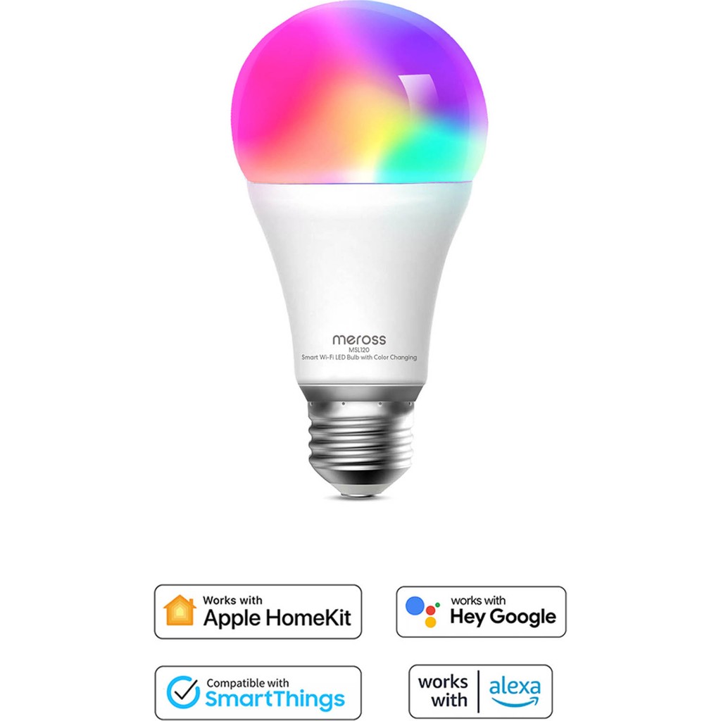 Meross Wi-Fi Uzaktan Kontrollü Akıllı Enerji Tasarruflu 810 Lümen RGB LED Ampul - Tekli Paket Diğer Fiyatı