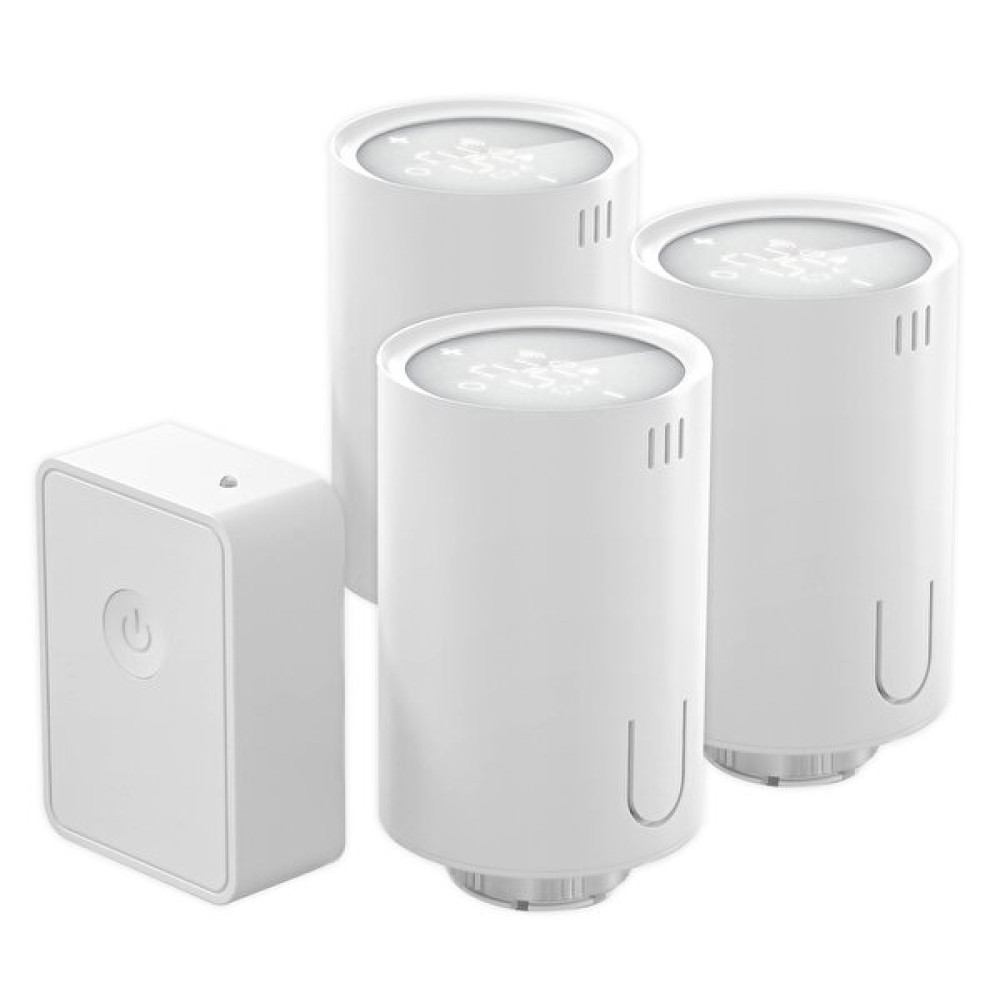 Meross Wi-Fi Uzaktan Kontrollü Akıllı Hub ve 3 Adet Termostat Vana Seti Anahtarlık Fiyatı