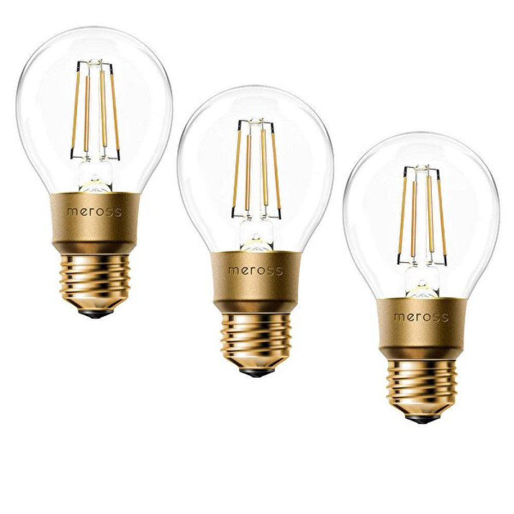 Meross Wifi Uzaktan Kontrollü 810 L 60 W Filament Led Sarı Işık 3'lü Ampul Seti Led Aydınlatmalar Fiyatı
