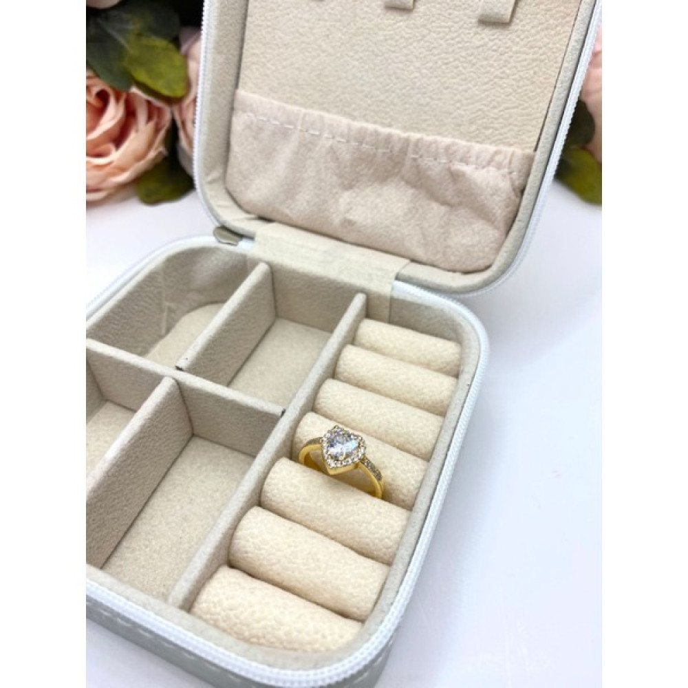 Merra Aksesuar Pandora Model Ayarlanabilir Kalp Desenli Zirkon Taşlı Gold Yüzük Altın, Takı & Aksesuar Fiyatı