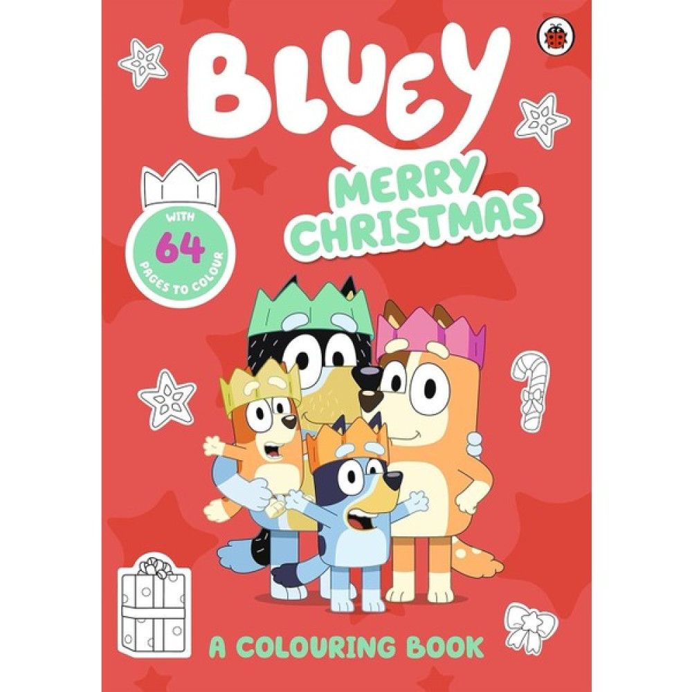 Merry Christmas: A Colouring Book - Bluey Yabancı Dil Kitapları Fiyatı