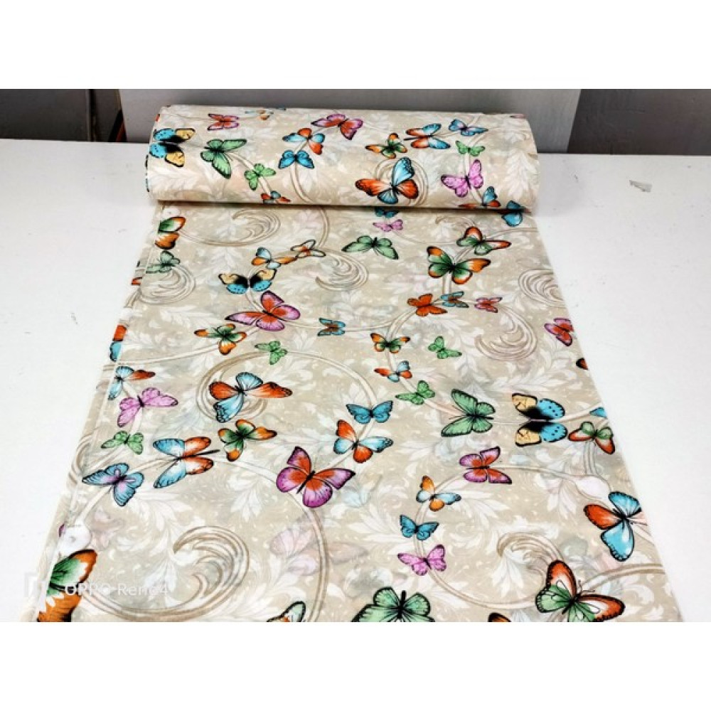 Mert Collection Çarşı 1 Top ( 30 Metre ) Nevresimlik Çarşaflık Metrelik Kumaş - 13-Krem - 30 m - 240 cm Kumaşlar Fiyatı