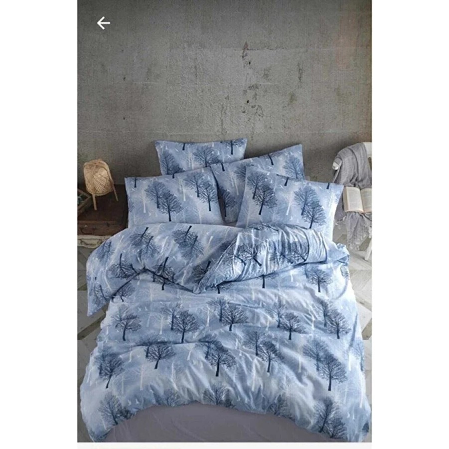 Mert Collection Çarşı Tek Kişilik Yorgan Kılıfı 1 Adet Yastık Kılıfı - Mavi - 160 x 220 cm Yastık Kılıfı Fiyatı