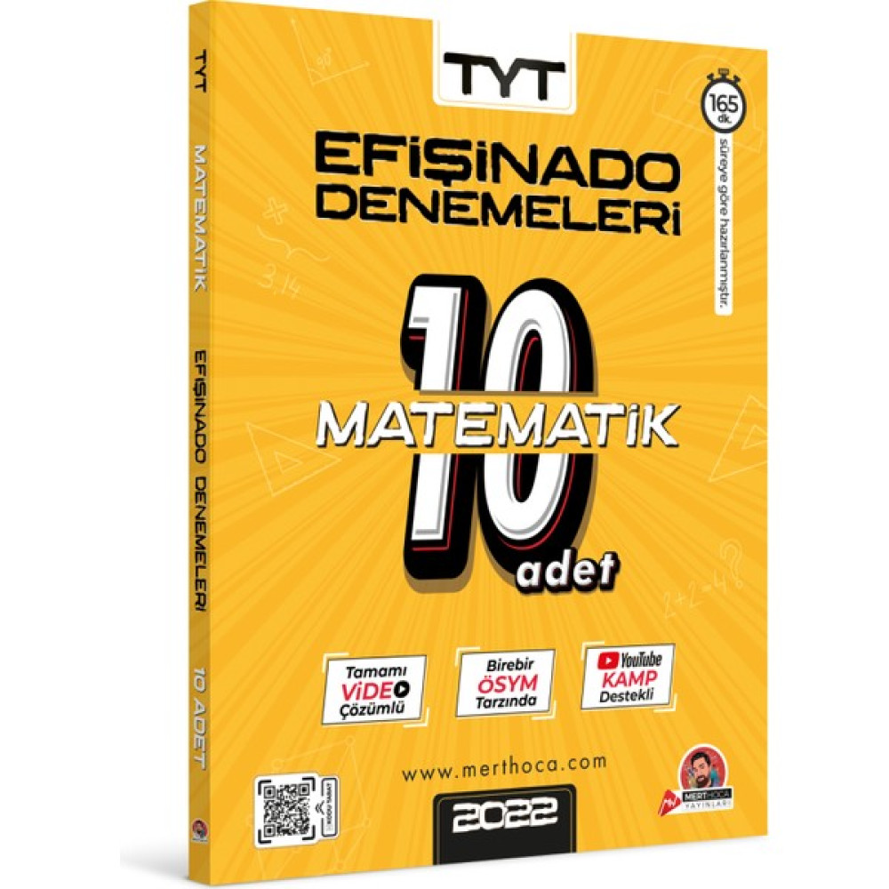 Mert Hoca Yayınları 2023 TYT Efişinado Matematik Denemeleri – 10’lu Deneme Matematik Fiyatı