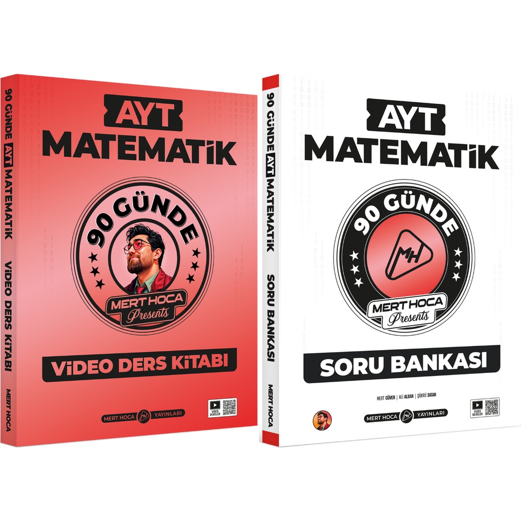 Mert Hoca Yayınları 2026 90 Günde AYT Matematik Video Ders Kitabı ve AYT Matematik Soru Bankası Seti Diğer Fiyatı