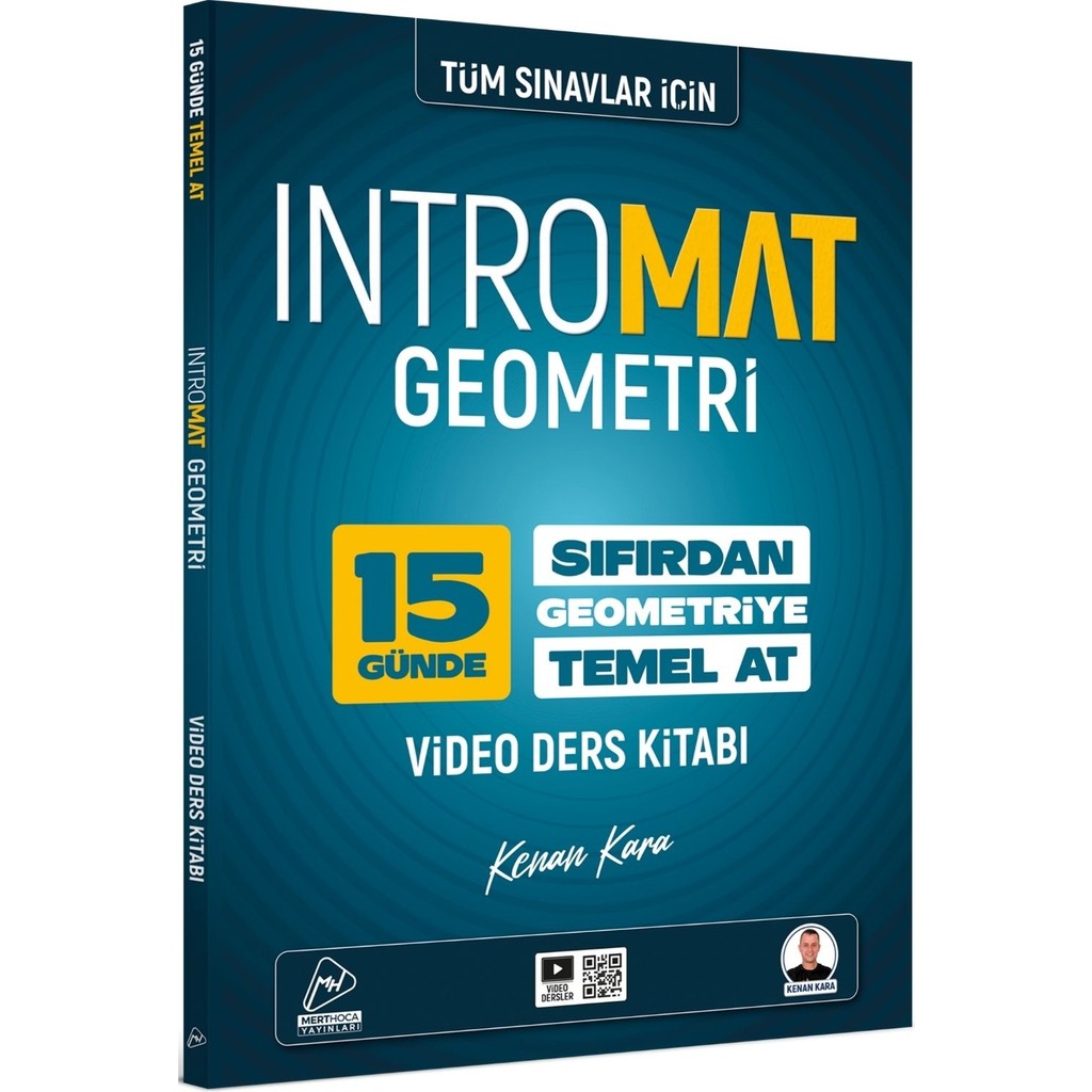 Mert Hoca Yayınları Kenan Kara 15 Günde Intromat Geometri Video Ders Kitabı - 2025 Diğer Fiyatı