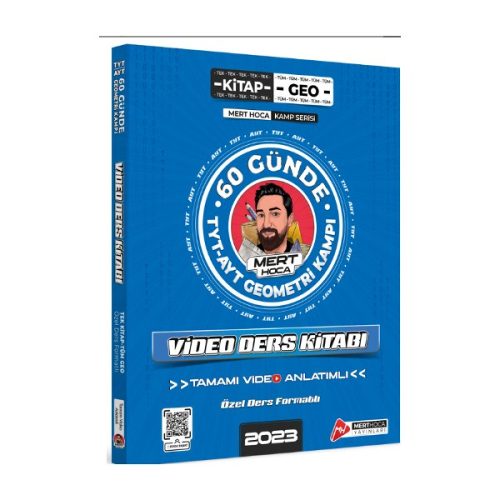 Mert Hoca Yayınları Mert Hoca 2023 60 Günde Tyt Ayt Geometri Kampı Video Ders Kitabı Geometri Fiyatı