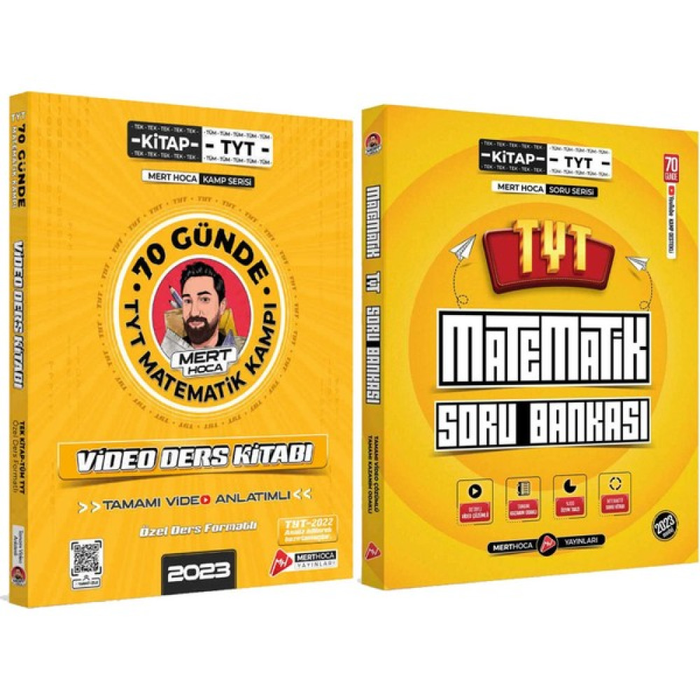 Mert Hoca Yayınları TYT 2023 70 Günde Matematik Konu ve Soru Seti Kaynak Kitapları Fiyatı