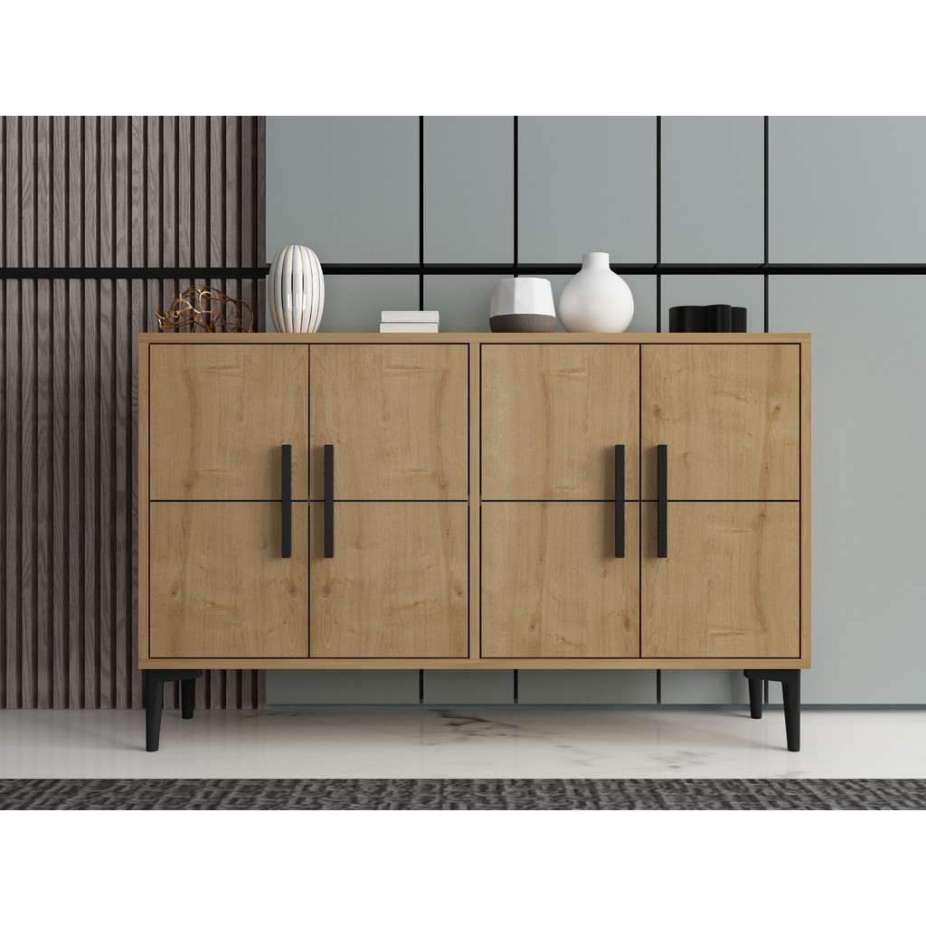 Mert Sert Mobilya Lavel 120CM Konsol, Tv Sehpası, Tv Ünitesi, Kahve Köşesi, Banyo Dolabı, Çok Amaçlı Dolap,ayakkabılık - Meşe Banyo Dolabı / Mobilyası Fiyatı