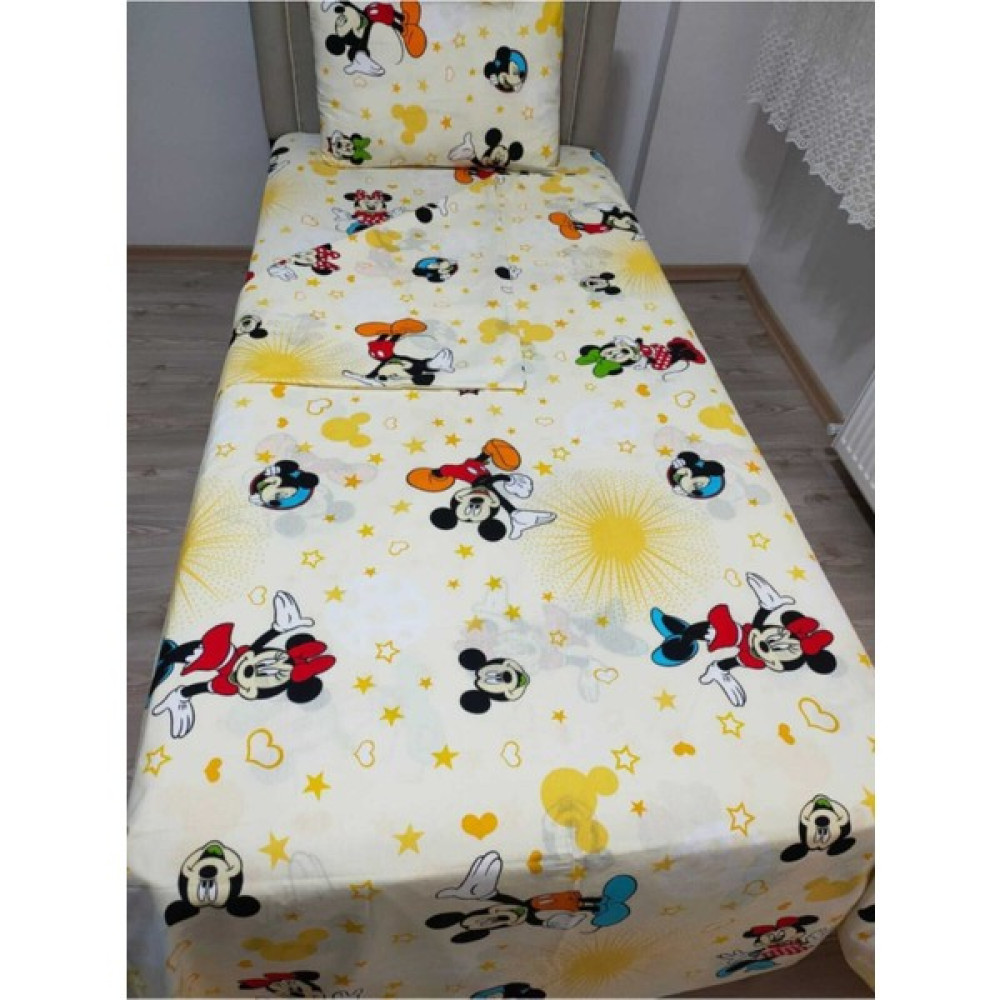 Mert Tek Kişilik (Lastiksiz) Çarşaf Takımı - 160 x 240 cm - Sarı Çarşaf Fiyatı