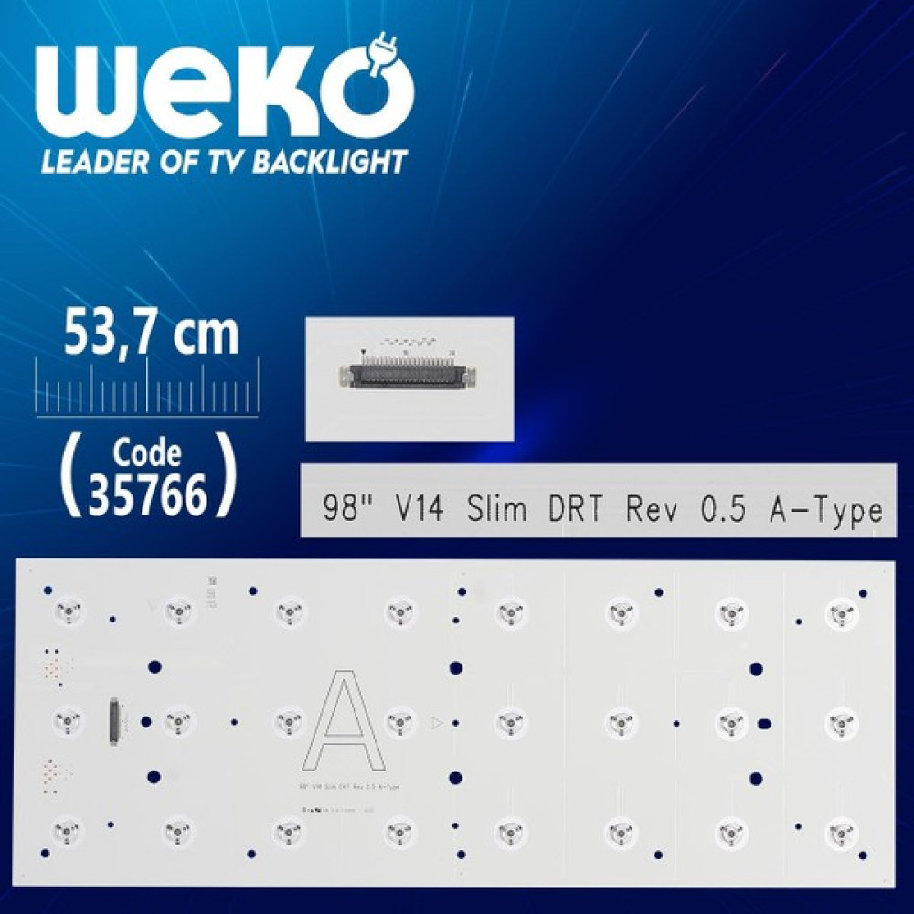 Merter 98 V14 Slim Drt Rev 0.5 A-Type - 53.7 cm 24 Ledli - (WK-1234) Oto Boyaları Fiyatı