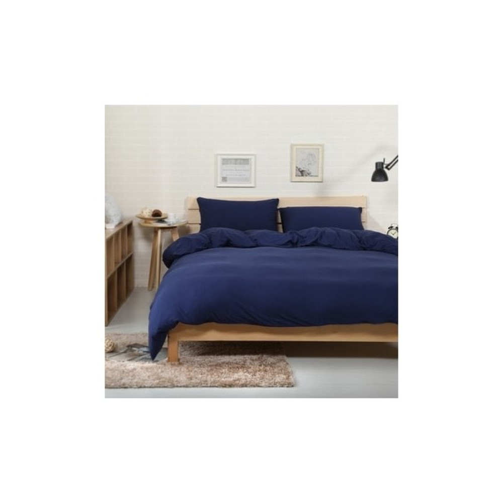 Mertim Çift Kişilik 200x220 Nevresim Yorgan Kılıfı - 200 x 220 cm - Lacivert Nevresim Takımı Fiyatı
