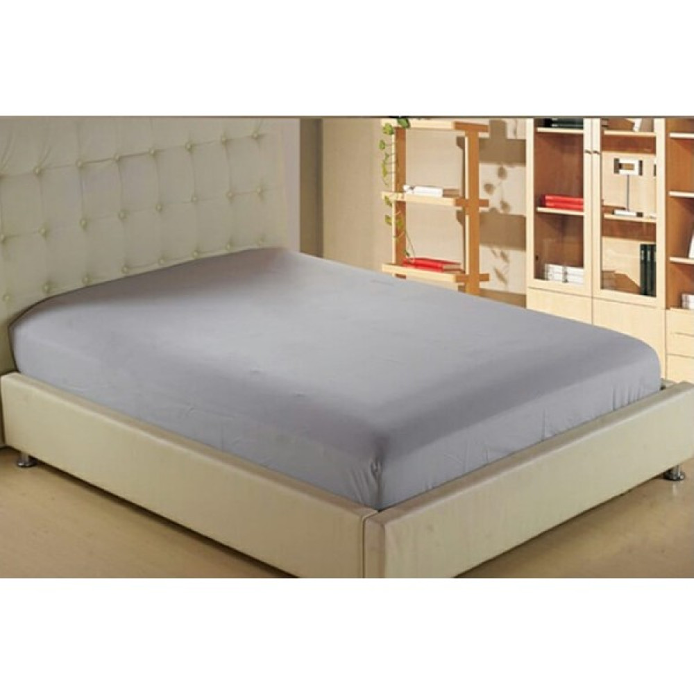 Mertim Çift Kişilik Lastikli Penye Çarşaf Açık Gri 160x200 - 160 x 200 cm Çarşaf Fiyatı