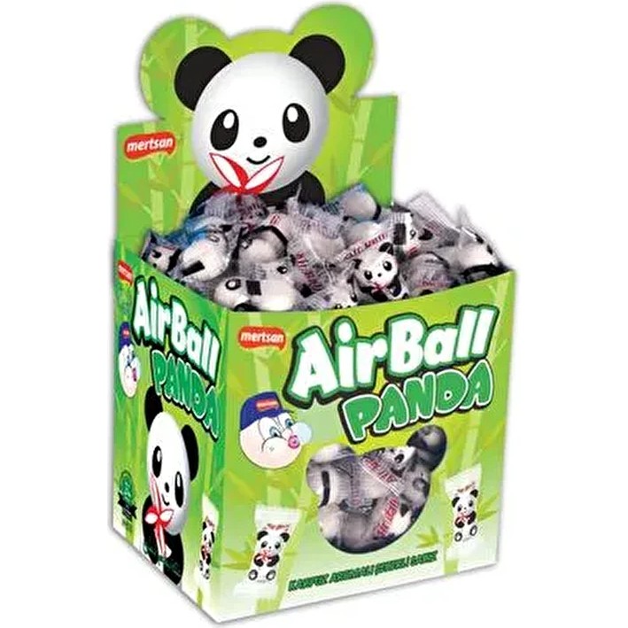 Mertsan Airball Panda Sakız 100 Gr Yumuşak Aroma ve Eğlenceli Panda Tasarımı ile Lezzetli Şekerleme Diğer Fiyatı
