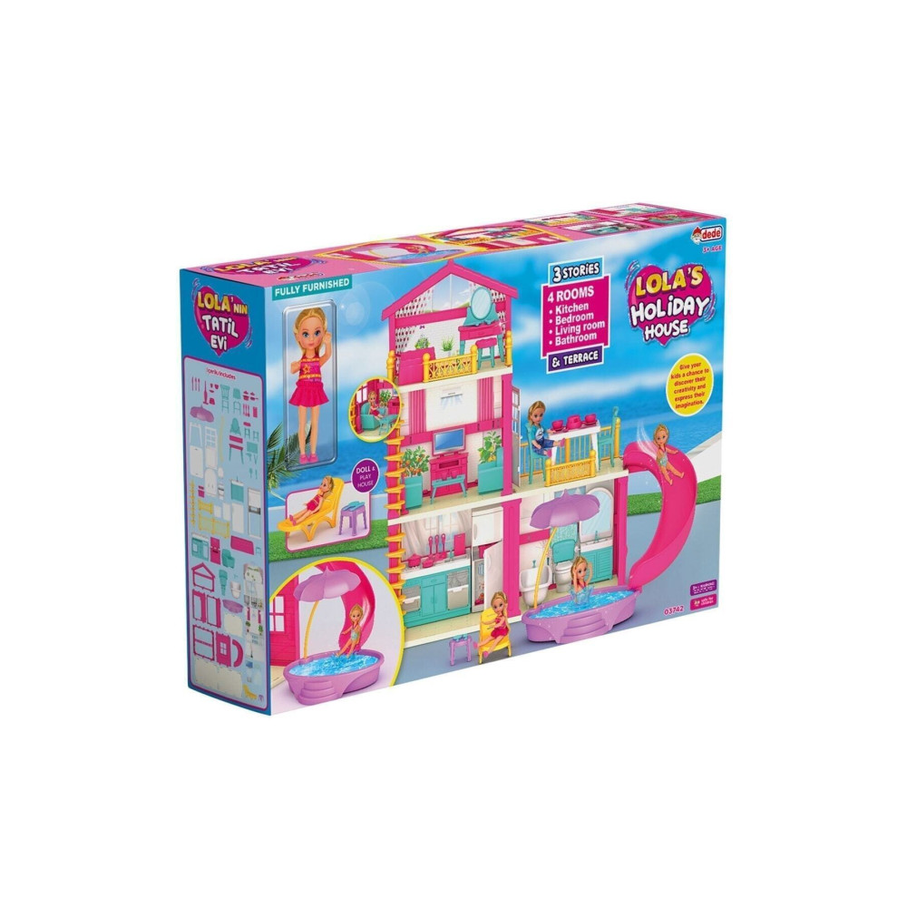 merttoys Lolanın Tatil Evi - Ev Oyuncak - Lolanın Tatil Ev Seti - Barbie Ev Seti Oyun Seti Fiyatı