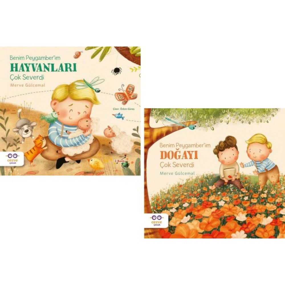 Merve Gülcemal 2 Kitap Set / Benim Peygamberim Hayvanları Çok Severdi - Benim Peygamberim Doğayı Çok Severdi Çocuk Öykü Fiyatı