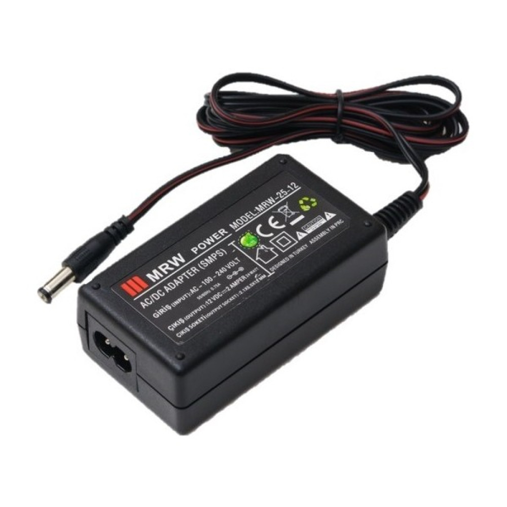Mervesan Adaptör 25W 12V 2A 50HZ 12VDCUNIVERSAL Ac Giriş Masa Üstü Adaptör Mervesan Mrw-25-12 Elektrikli El Aletleri Fiyatı