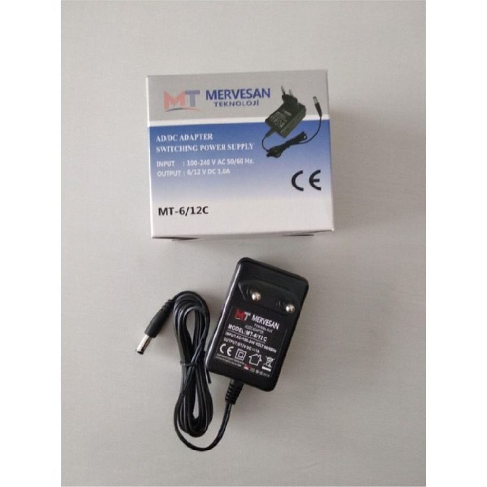 Mervesan Akülü Atv Araba Araç Için Uyumlu Adaptör Şarj Cihazı Şarj Aleti 6/12 Volt Akü & Akü Malzemeleri Fiyatı