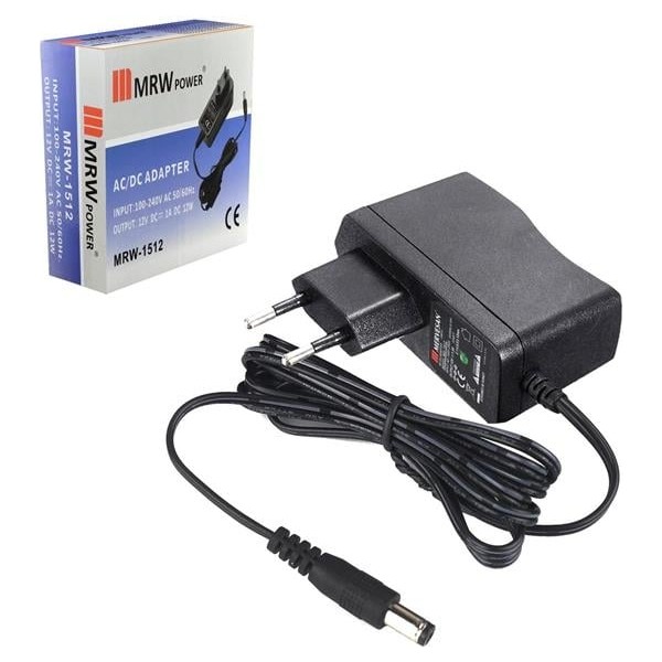 Mervesan MRW-1512 Adaptör 12 Volt 1 Amper 5.5x2.5mm SSD / Solid State Drive Fiyatı