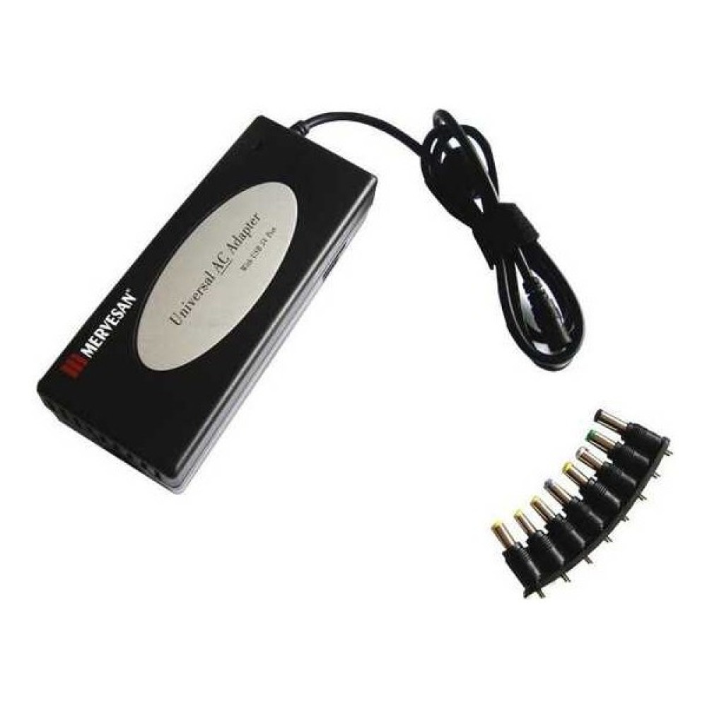 Mervesan MSLA-120KM 120W Kademeli Notebook Adaptör - Siyah Laptop Adaptör Fiyatı