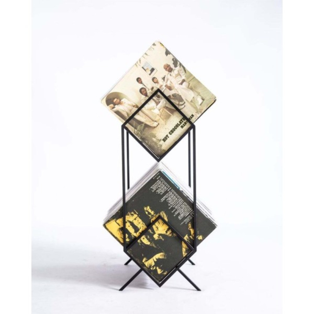 Merzana Metal Plak Organizer, Dergilik, Kitaplık, Plaklık - 0 - Renkli Dergilik / Gazetelik Fiyatı
