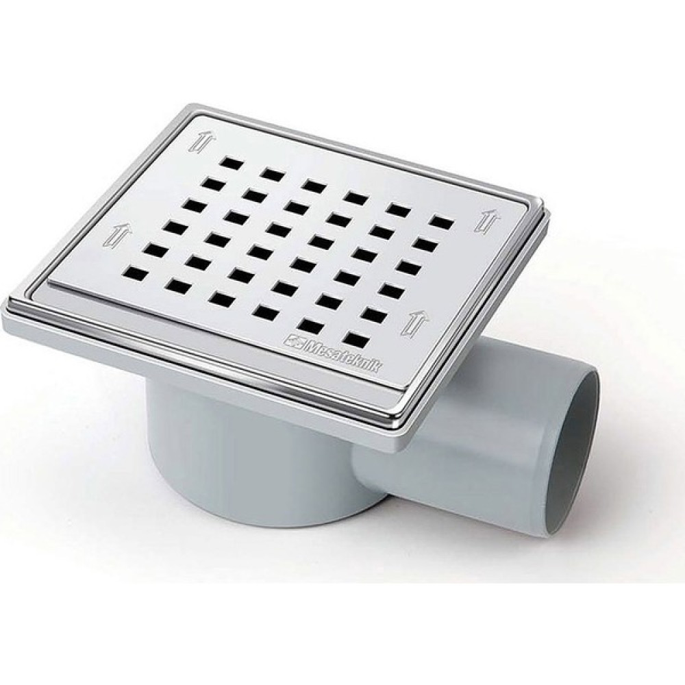 Mesa Teknik Ø50 Drainer Sürmeli Yandan Çıkışlı Banyo Yer Süzgeci 11X11 cm Banyo Aksesuarları Fiyatı