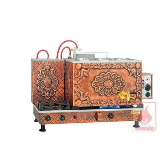 Meşale Antik Turbo 3 Demlikli Kahveci 2000 W 38 lt Su Isıtma Kapasiteli Çay Kazanı Çay Makineleri Fiyatı